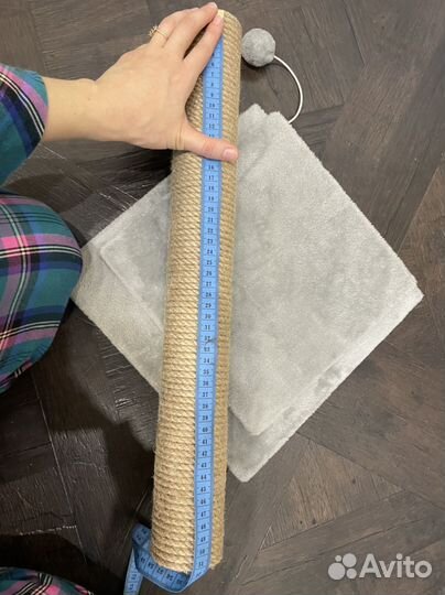 Когтеточка с джутом для кошек