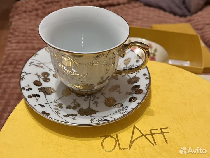 Новый Сервиз чайный 4 предмета чайная пара