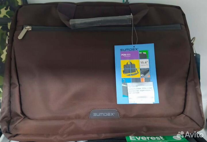 Сумка Sumdex PON-111BR (полиэстер, коричневая, 15