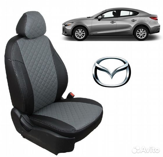 Чехлы из алькантары на Hyundai Elantra с 15г (AD)