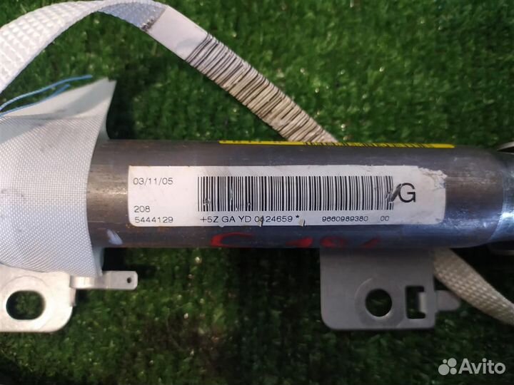 Подушка безопасности (шторка) левая Peugeot 407