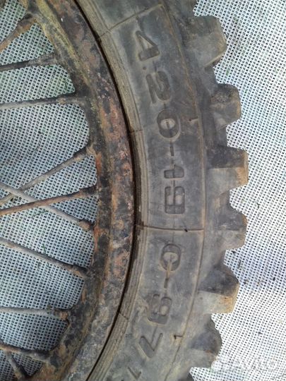 На Днепр Урал колесо 4.20-19 с-97 зубастое