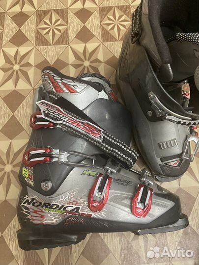 Горные лыжи dinastar 80 xt, ботинки для горных лыж