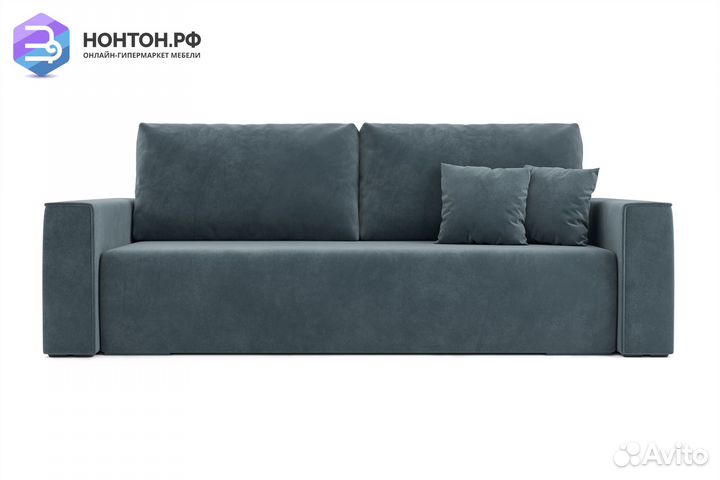 Диван еврокнижка Манхэттен серый