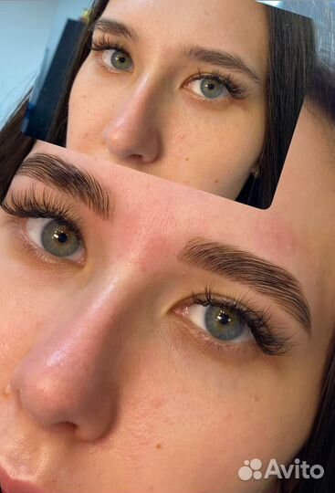 Коррекция и окрашивание бровей