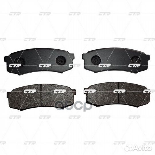 CKT-14 Колодки тормозные дисковые зад GK1