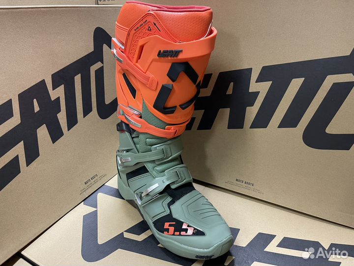 Мотоботы Leatt Boots 5.5 FlexLock Enduro Cactus