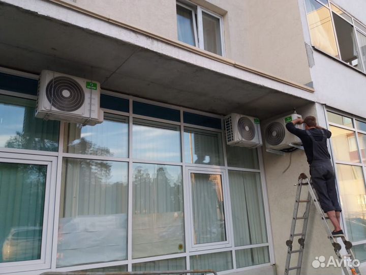 Сплит-система с установкой