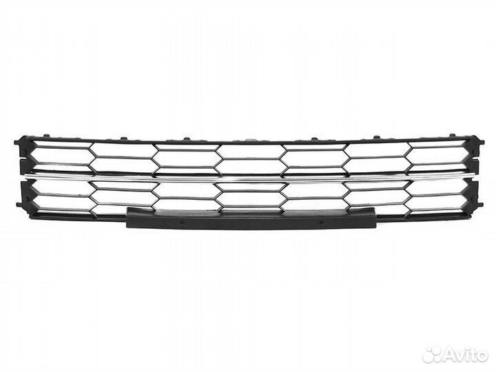 Решетка в бампер skoda superb 13-15 с хром