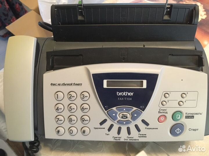Факс brother fax-t104