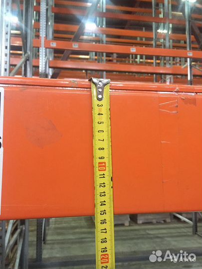 Стеллажи бу, рама 10 м, балка 3600