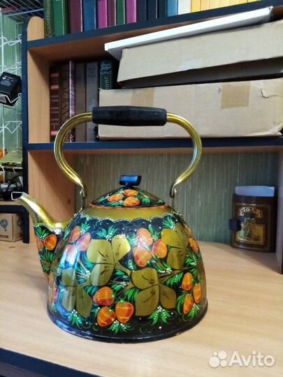 Чайник СССР (хохлома)