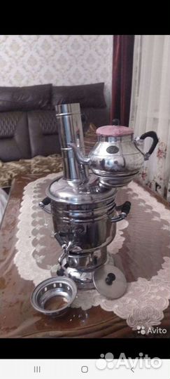 Самовар на дровах новый