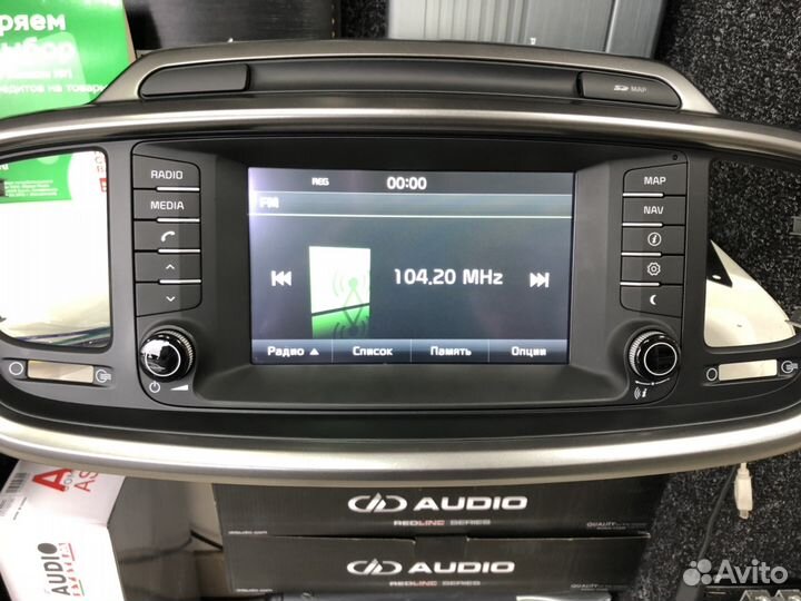 Штатная магнитола на Kia Sorento Prime