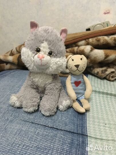 Мягк.игр (кабанчики,кошка,тигренок) Койка для кукл