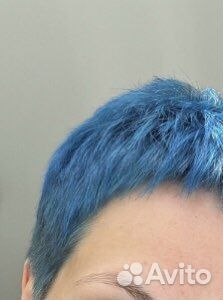 Краска для волос синяя ollin