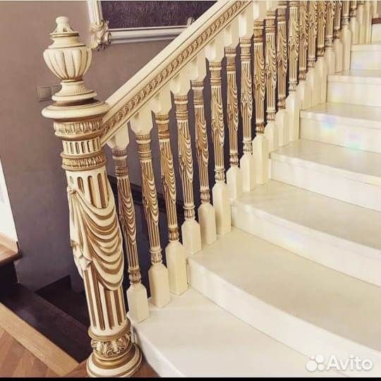 Лестницы с заходным столбом Cочи, балясины