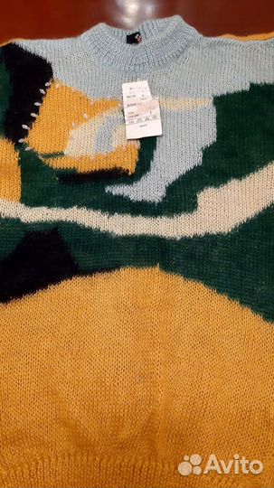 Свитер мохеровый, 44-48, длинный, новый, Индия