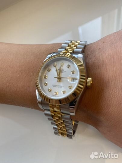 Золотые часы rolex женские