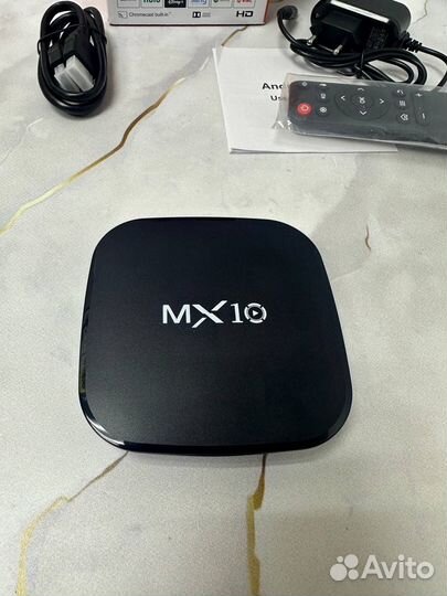 Новая SMART TV приставка Android MX-10 BOX S 4K