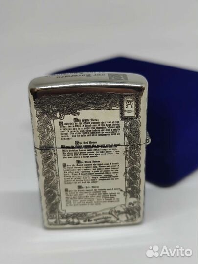 Зажигалка zippo armor sterling апокалипсис