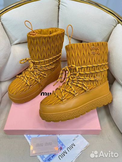 Дутики зимние Miu Miu