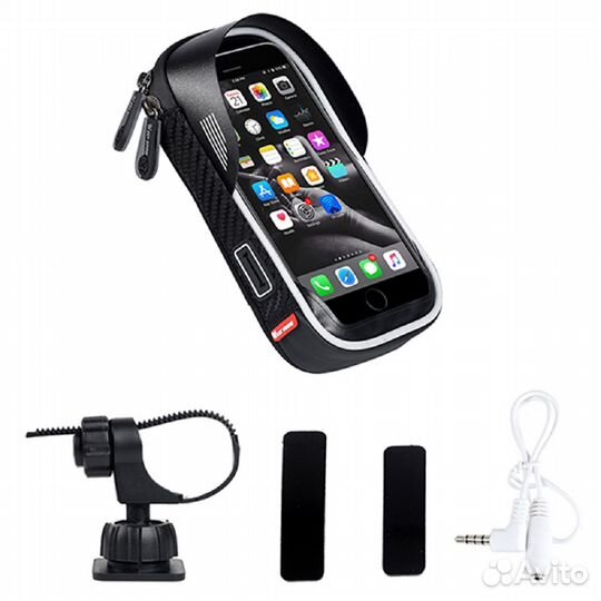 Держатель телефона с влагостойким чехлом на мото