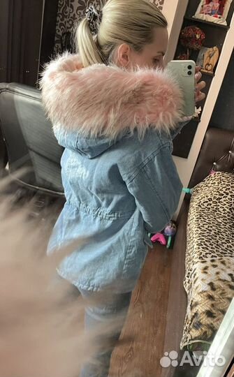 Куртка-парка теплая новая