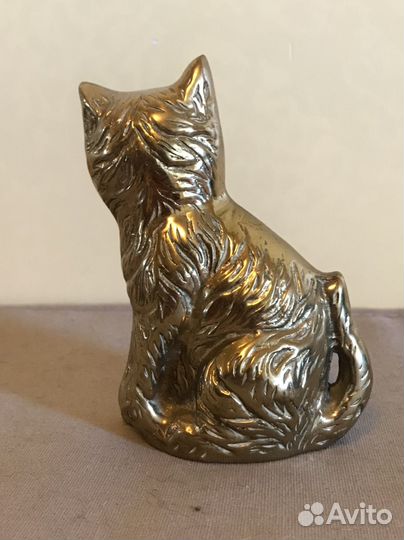 Брозовая статуэтка Кот (Англия)