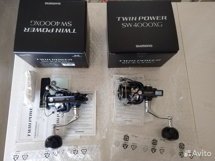 Катушка shimano twin power sw 4000 xg