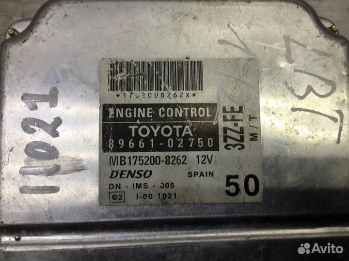 Эбу двс Toyota Corolla 1.6 2003