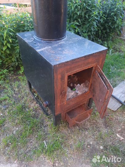 Дровяной котел и батареи