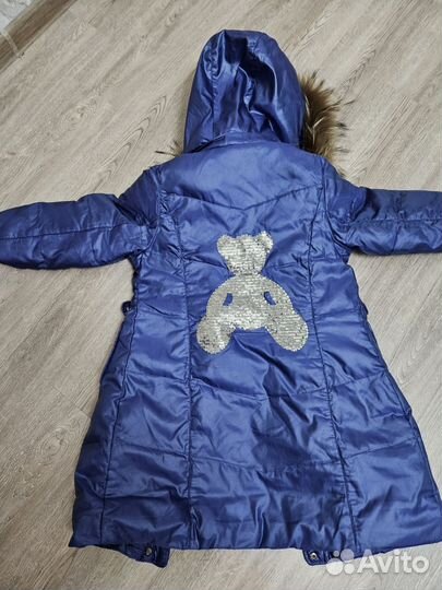 Пальто удлиненное для девочки 116