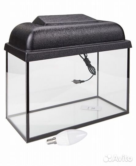 Аквариум для черепахи 10л с наполнением