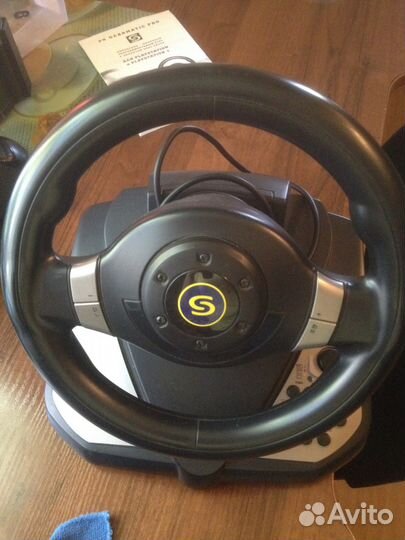 Игровой Руль PS Gearmatic с педалями для Sony PS
