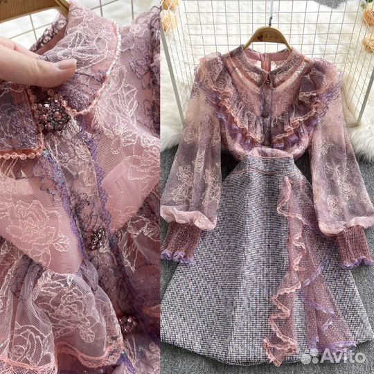Шикарные платья твид 44 и 46 размер