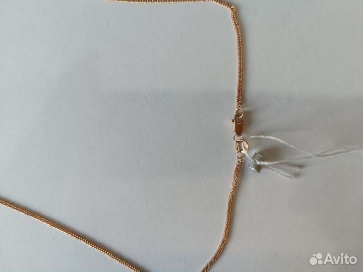 Цепь 585 2,53 гр,40 см,плетение шнурок,новая (599)