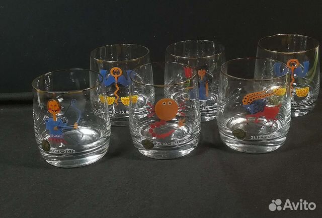 Фужеры и стопки СССР неодимовые редкие и др