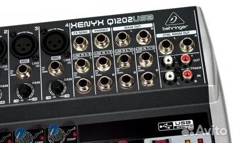 Микшерный пульт behringer xenyx Q1202usb