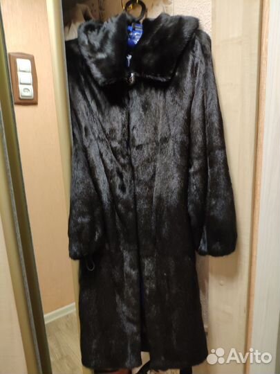 Шуба из дикой норки