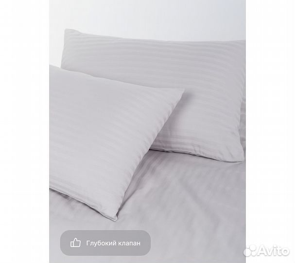 Постельное белье GoodNight Pure Страйп-сатин евро