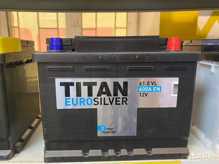 Аккумулятор Titan ES 61 обратной полярности