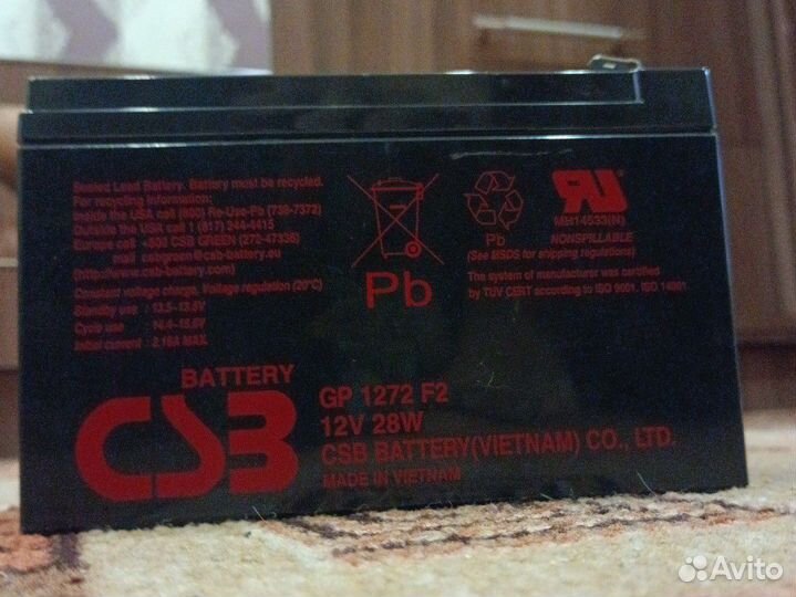 Аккумулятор для ибп 12v