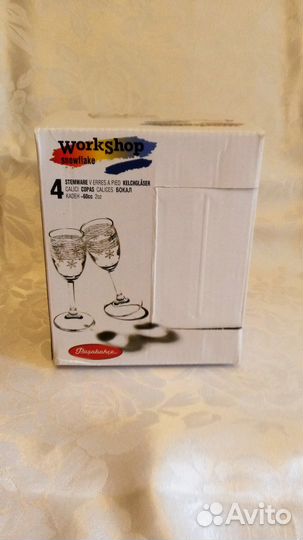 Бокалы 4шт новые в упаковке