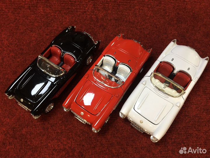 Модель автомобиля 1/24 Chevrolet corvette 1957
