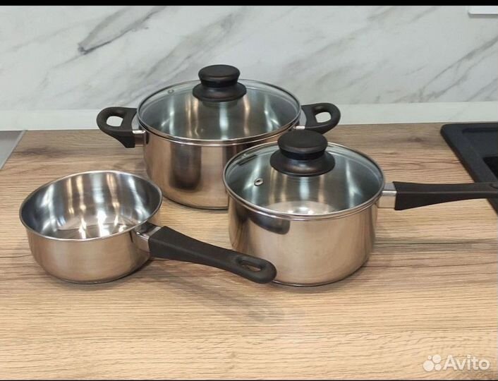 Набор кухонной посуды 3 предмета