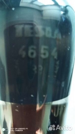 Радиолампа 4654 с переходником на el34
