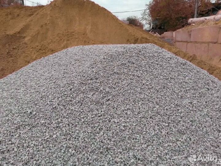 Щебень \ Отсев гранитный 20 фракции от трех кубов