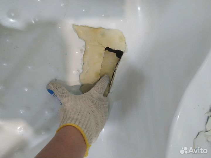 Реставрация Ремонт акриловых ванн, поддонов