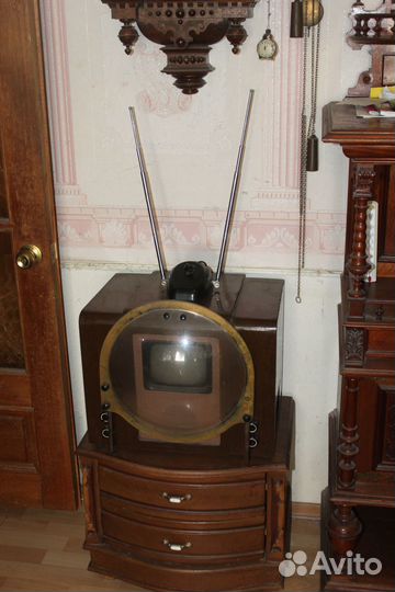 Самый первый телевизор,квн,1949 г,рабочий